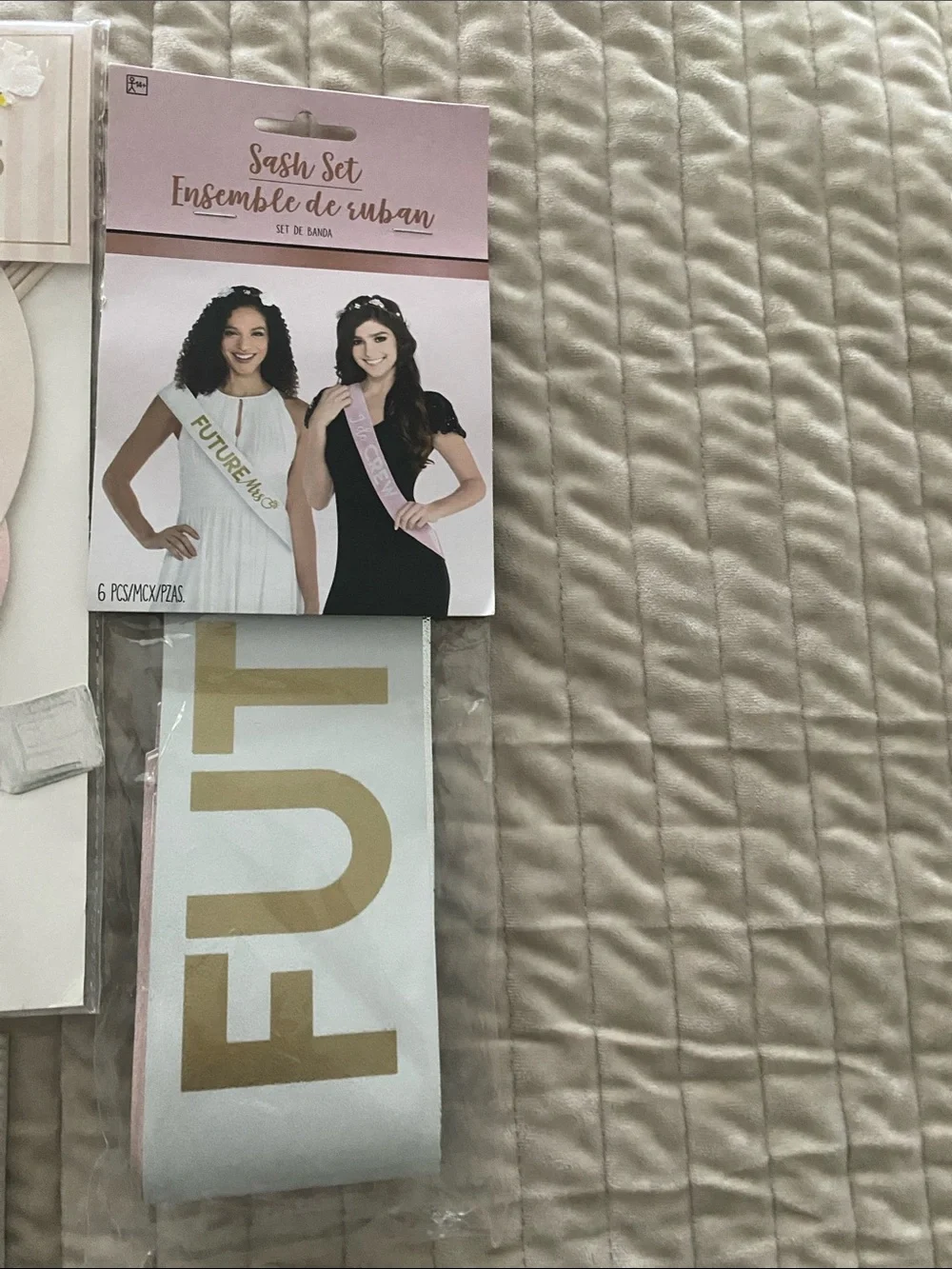 Unbranded Pink Bridal Photo Props & Bachelorette Party Game Set